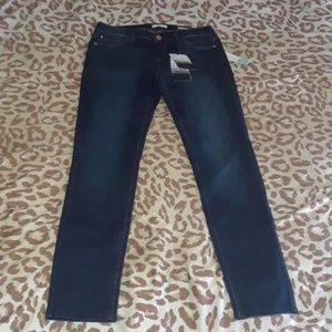 NWT Kensie 30 (10) Sophia Dark Blue Skinny Jeans